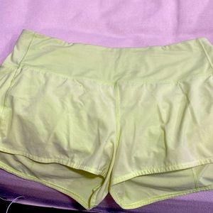 Lululemon HR speed up shorts.
